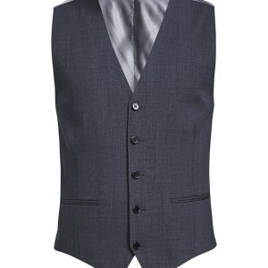 Twill Suit Väst Ben Herr Slim Fit