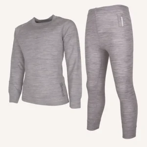 MERINO SET - GREY MELANGE
