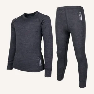 MERINO SET - BLACK MELANGE