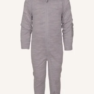 MERINO OVERALL - GREY MELANGE