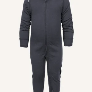 MERINO OVERALL - BLACK MELANGE