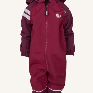 LINGBO SHELL BABY OVERALL - PLUM/CERISE