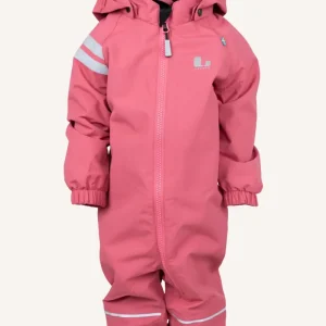 LINGBO SHELL BABY OVERALL - ROUGE
