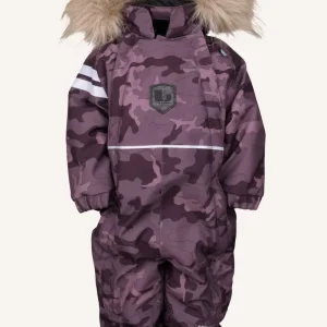 CAMO BABY OVERALL - DUSTY MAUVE