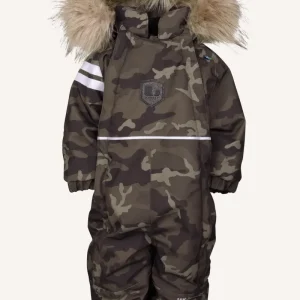 CAMO BABY OVERALL - BROWN