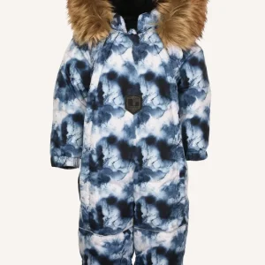 FROSTY WINTER BABY OVERALL - NAVY