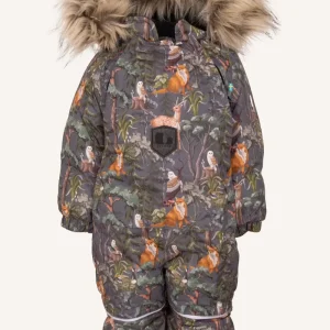 FROSTY WINTER BABY OVERALL - ANIMAL