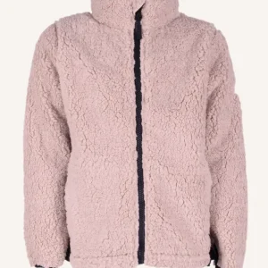 MUDDUS PILE JACKET, WINDFLEECE - BLUSH