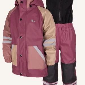 FAGERHULT RAIN SET, FLEECE - PINK/ROSE