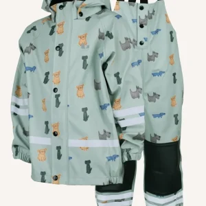 VATTHOLMA RAIN SET - GREEN/GREY