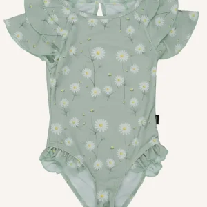 GRACIE SWIMSUIT - GREEN/WHITE
