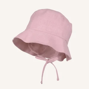 ROME LINEN HAT - PINK