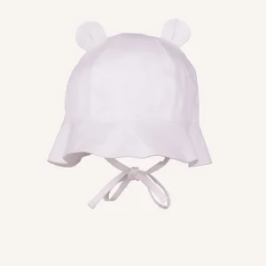 VERONA LINEN HAT - WHITE