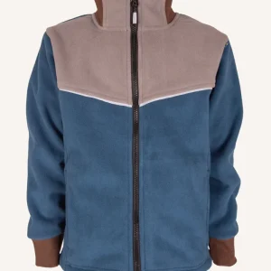 STORMY JACKET, WINDFLEECE - GREY/DARK BLUE