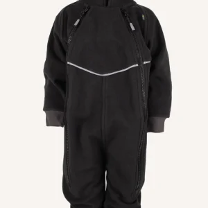 STORMY BABY OVERALL, WINDFLEECE - BLACK