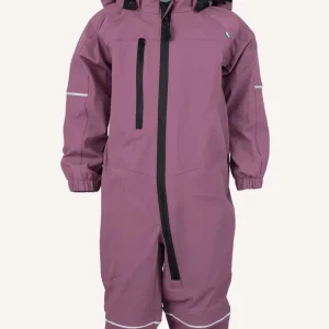 DRAMMEN SHELL BABY OVERALL - DRY ROSE