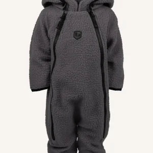 RAMUND PILE BABY OVERALL - ANTHRACITE