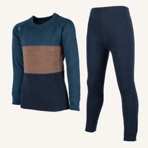 BAMBOO MERINO SET - BLUE/NAVY