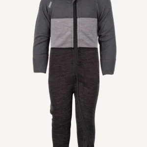 BAMBOO MERINO OVERALL - ANTH/BLACK