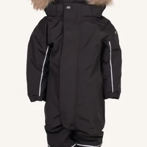 NORDIC WINTER BABY OVERALL - BLACK