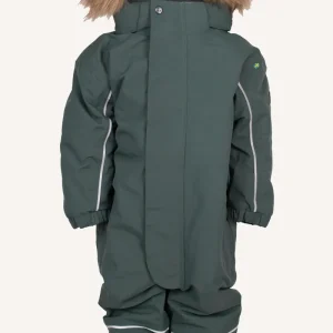 NORDIC WINTER BABY OVERALL - DARK TEAL