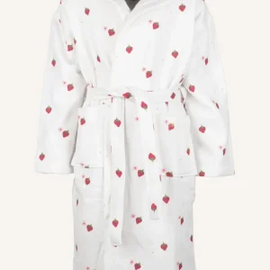 HAVSBRIS BATHROBE - WHITE/PINK