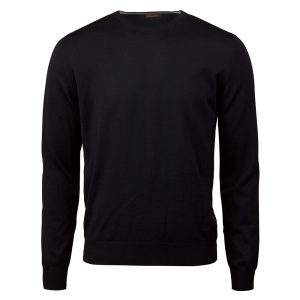 Merino Crew Neck Black
