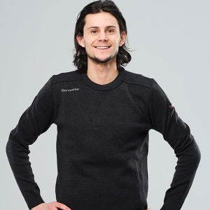 Alberton Merino tröja antracitgrå