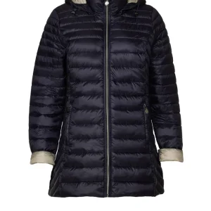 Albina Light Down - Navy/Asure green