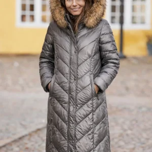 Alvira with Art Fur - Dark grey