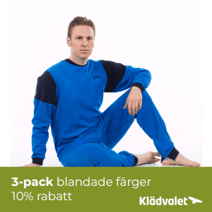 Body i bomullstrikå med dragkedja i rygg och gren Unisex 3-pack 10% Rabatt 1011-3