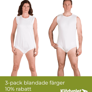 3-pack Body Unisex med tryckknappar i gren och axel 2040-3