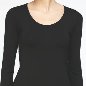 Avet Långärmad T-shirt – Svart