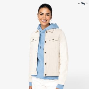 Dam-overshirt av ekobomull och hampa