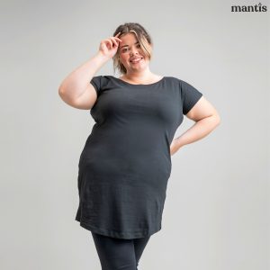 Ledig t-shirtklänning