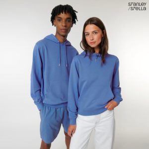 Tunn hoodie med terry-insida