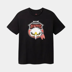T-shirt svart logo Malmö Redhawks