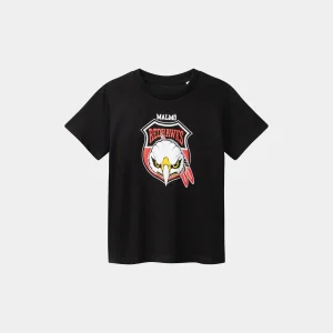 T-shirt kids svart logo Malmö Redhawks