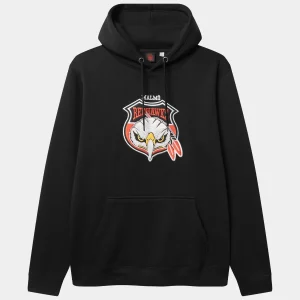 Hoodie svart emblem