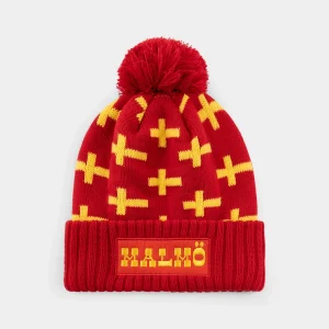 Stickad mössa Malmö skåneflaggor