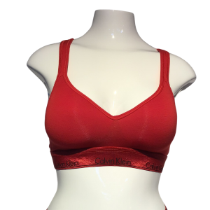 Calvin Klein Bralette Lift – Röd metallic (L)