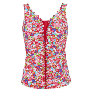Damella tankini Marisa – Röd blommig