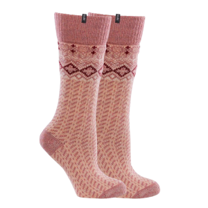 Raggsocka Ull 70% – Rosa