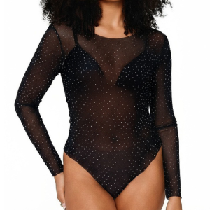 LingaDore Body – Svart med silver detaljer