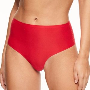 Chantelle soft stretch High waist String – Röd