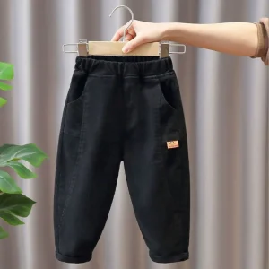 Vår Sommar Höst byxor & Capris för Barn – Bekväma, Snygga & Perfekta för Lek!