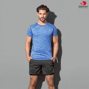 Träningst-shirt herr med reflex
