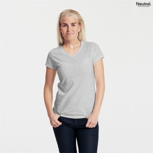 V-ringad damt-shirt