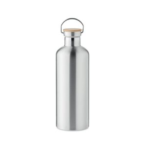 Termosvattenflaska med bambukork 1500 ml